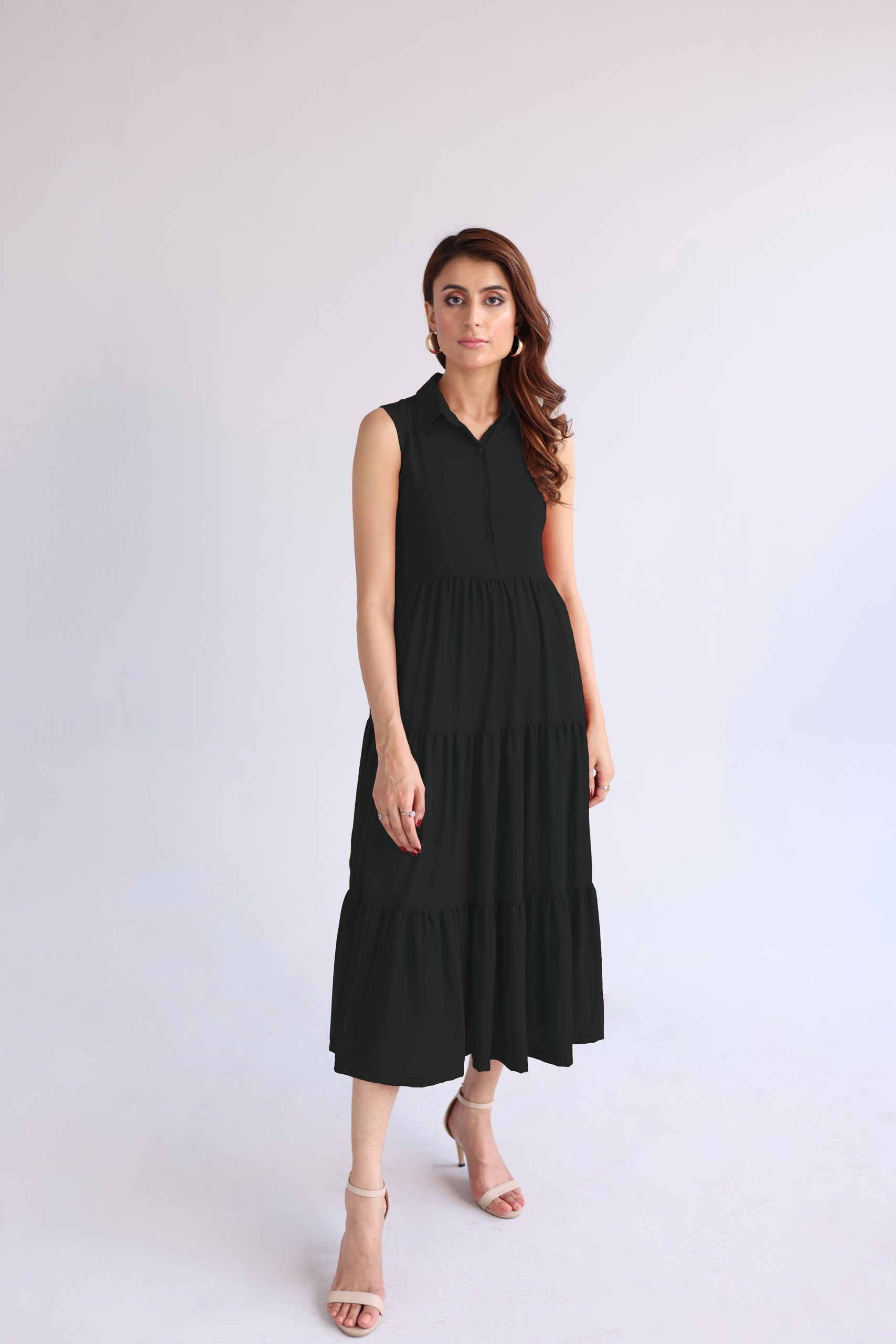 Radiant Ruffle Black