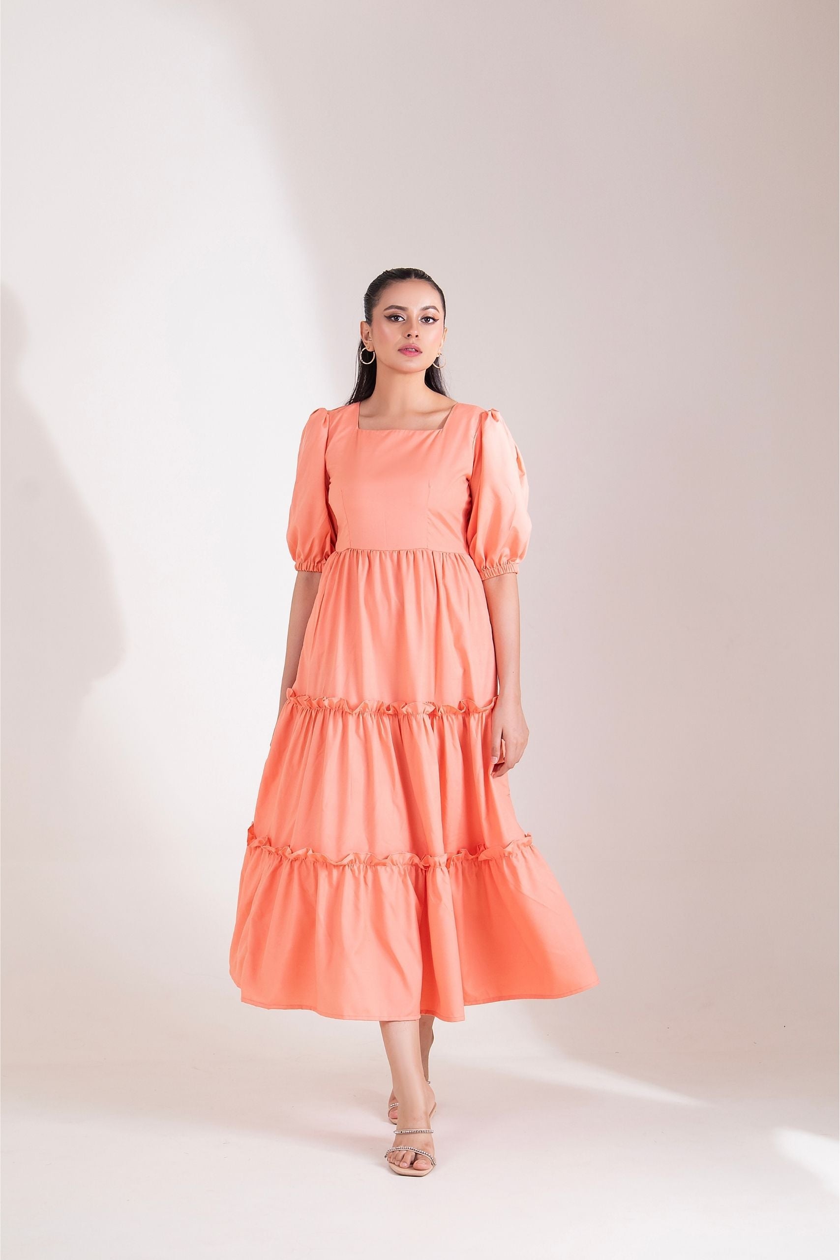 Peach Petal Dress