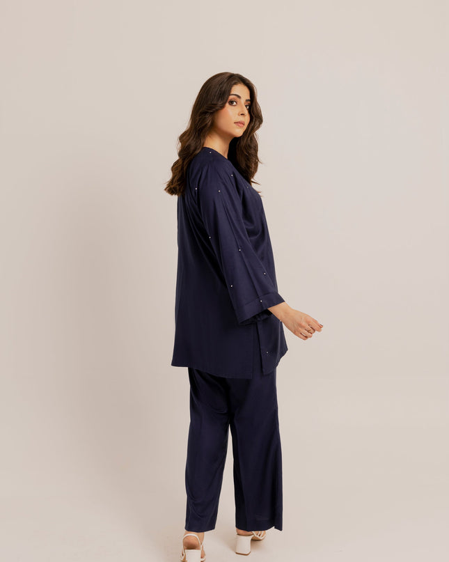 Navy Pearl Set