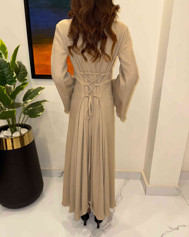 Nude Rib Dress